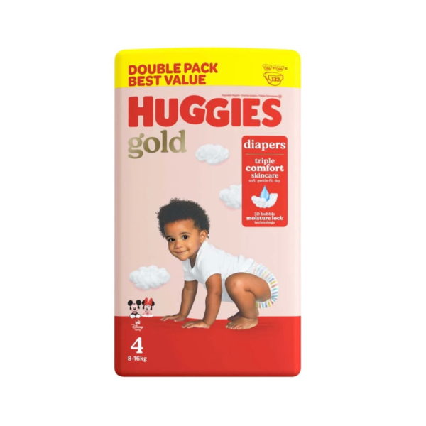 HUGGIES - Gold Giga Bag Nappies Tape Diapers - 0  (132 Pieces)