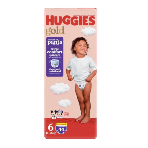 HUGGIES - Gold Pants Pant Diapers - 6  (44 Pieces)