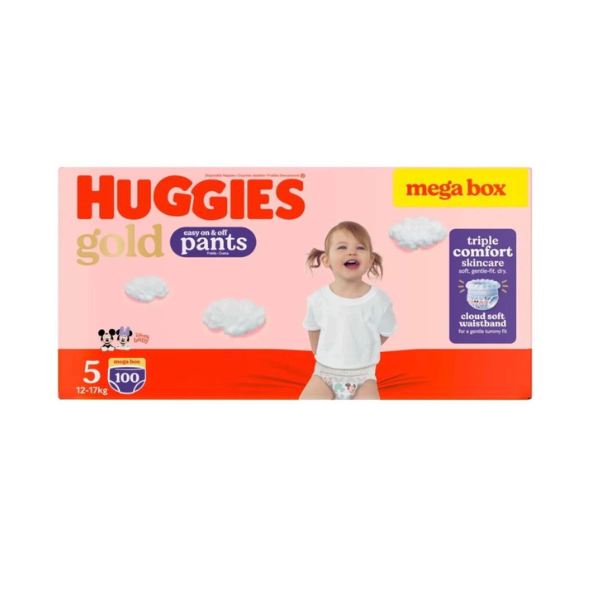 HUGGIES - Nappies Pant Diapers - 5  (100 Pieces)