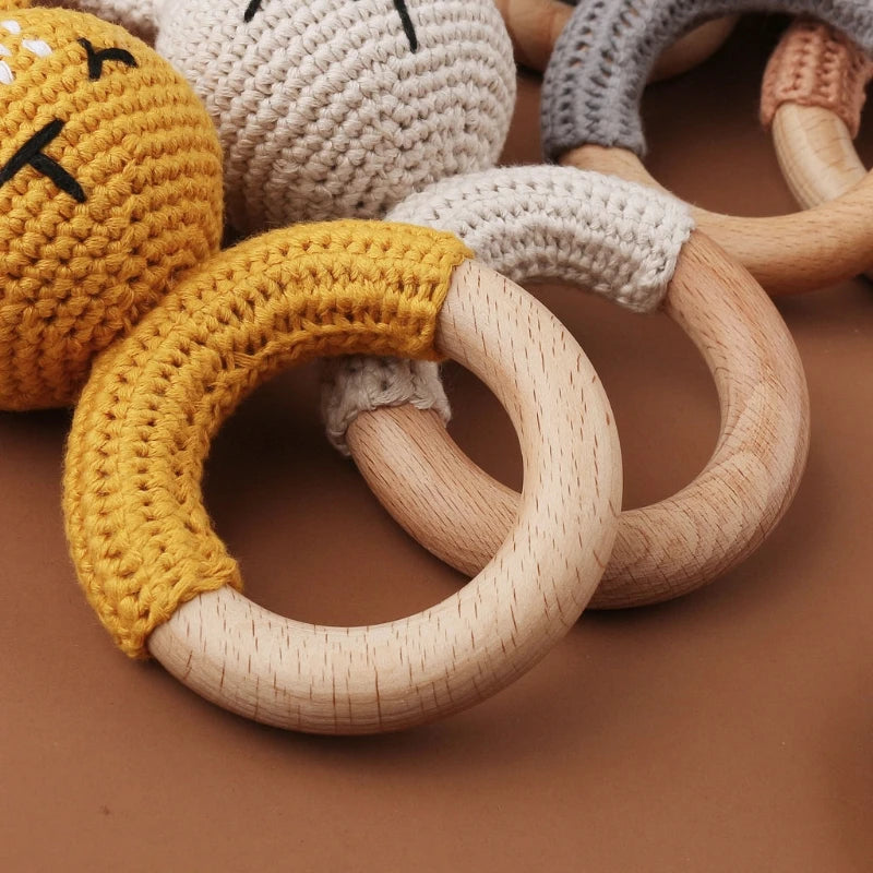 Baby Wooden Teether Ring
