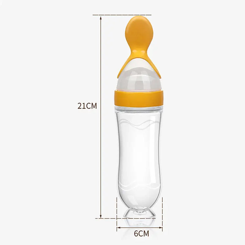 Baby Squeeze Bottle with Spoon