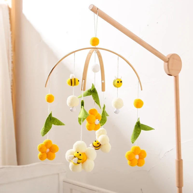 Bamboo Bee Baby Mobile