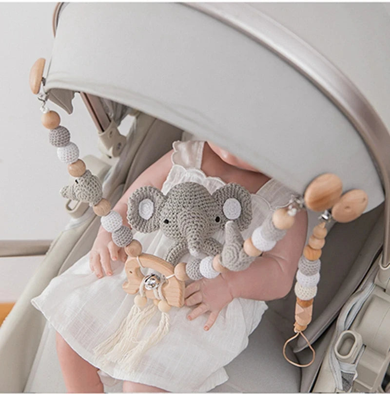 Baby Elephant Stroller Chain