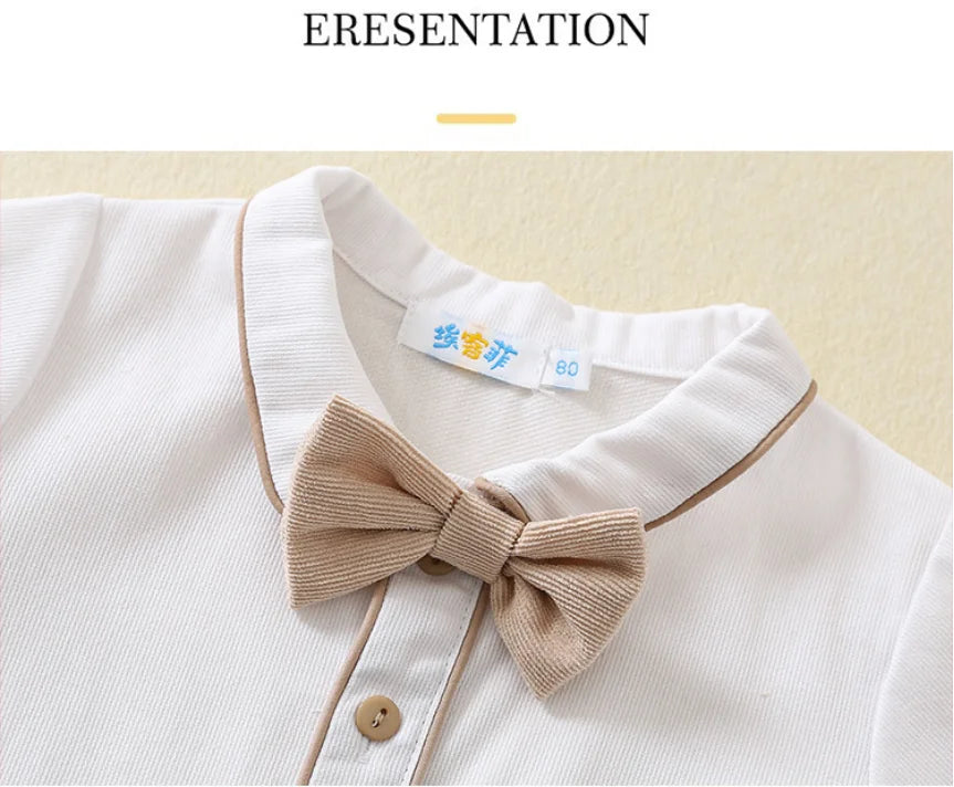 Baby Boys Autumn Casual Cotton Coat Set