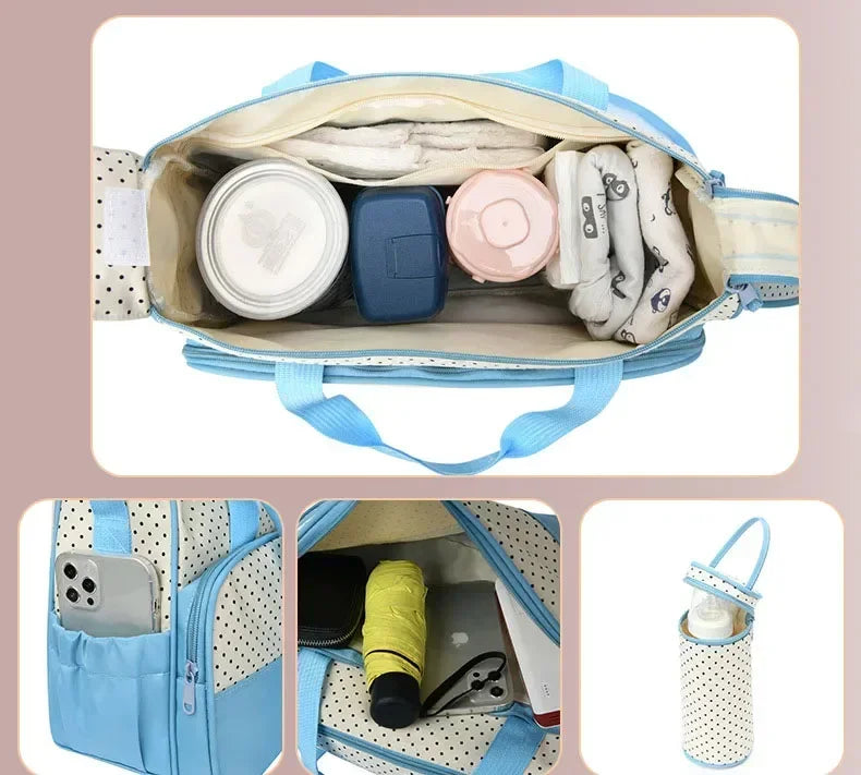 5-in-1 Baby Diaper Bag Set