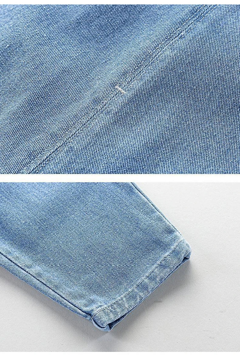 DIIMUU Toddler Baby Overalls – Casual Denim Dungarees