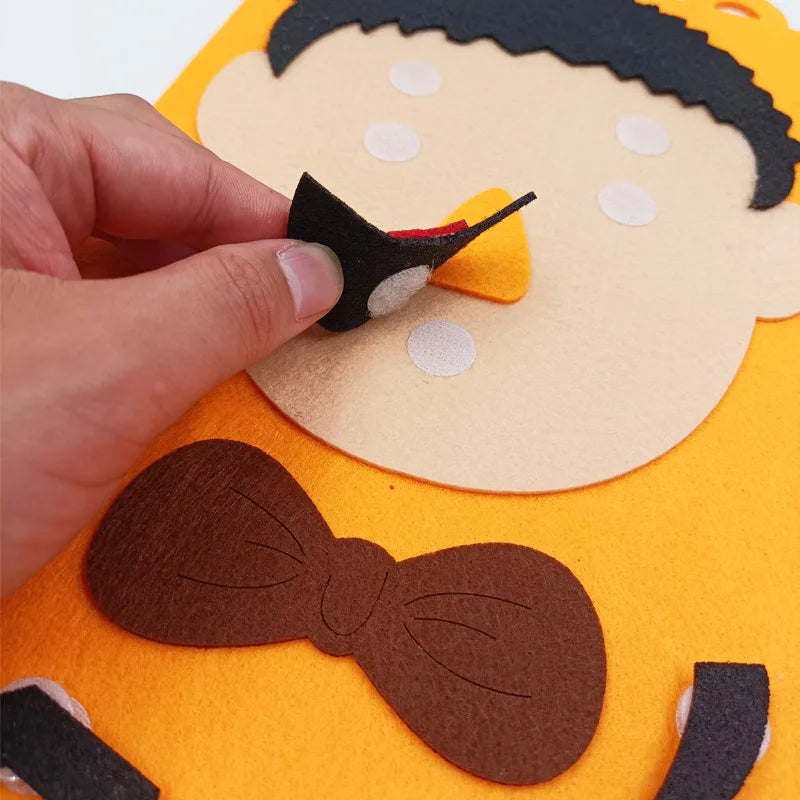 Montessori Children's Puzzle Felt Toy