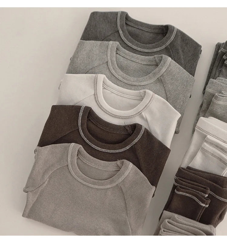 CANTREE Winter Cotton Vest Set for Toddlers (Unisex)