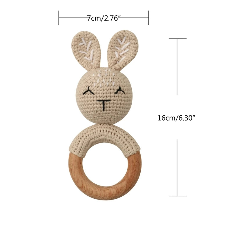 Baby Wooden Teether Ring