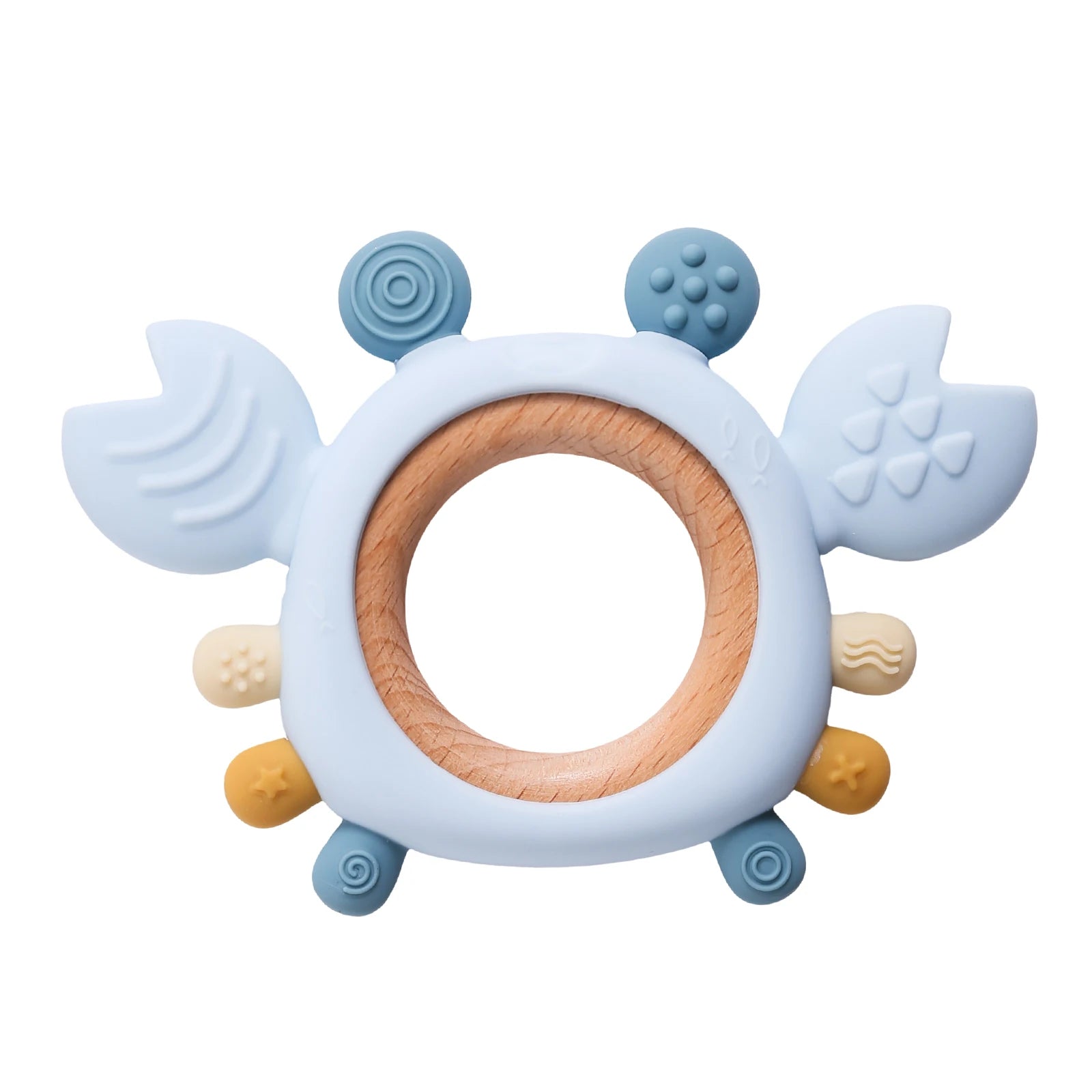 Silicone Baby Teether – Soothing Chew Toy for 0-36 Month Babies