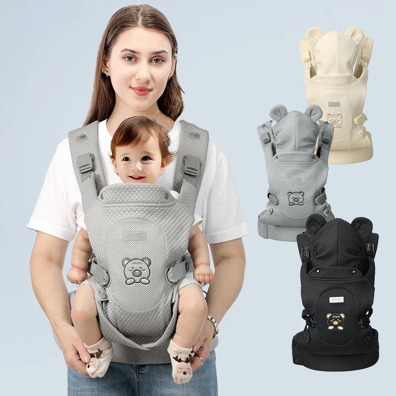 CozyFit Baby Carrier with Hood & Animal Ears