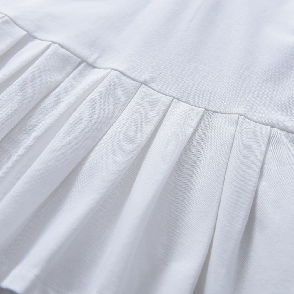 Girls Heart Print A-Line Dress