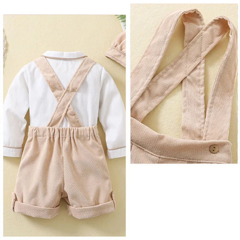 Baby Boys Autumn Casual Cotton Coat Set