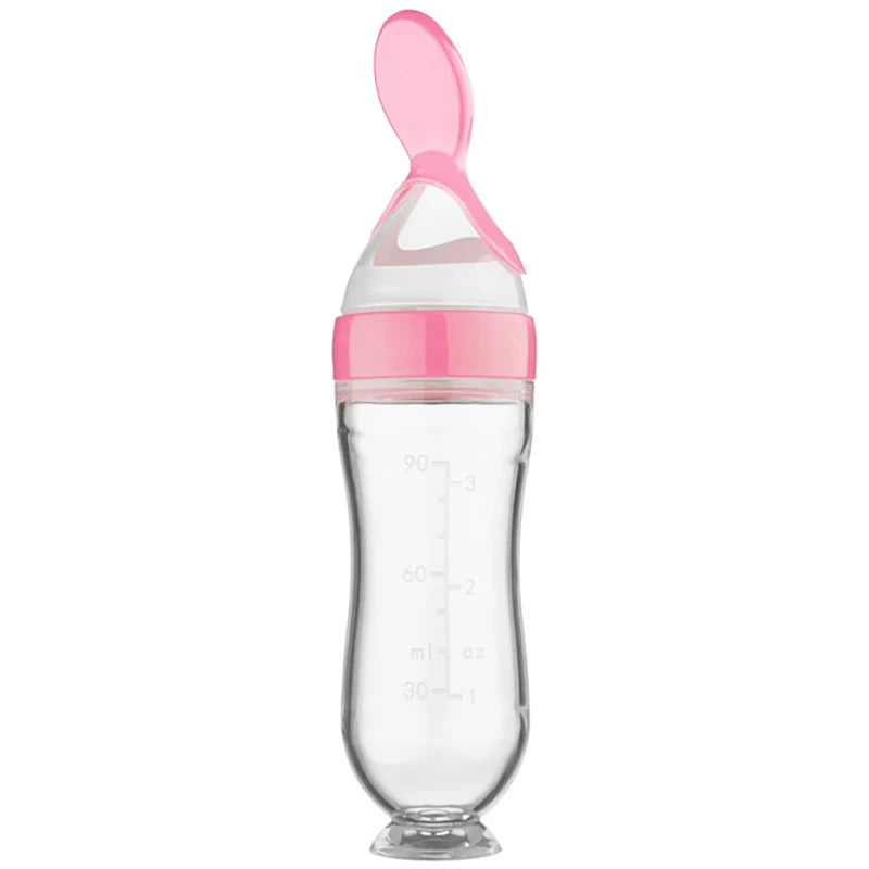 Baby Squeeze Bottle with Spoon