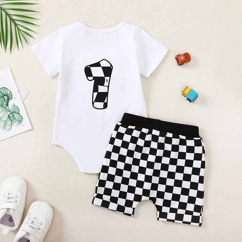 F1 Themed Baby Outfit
