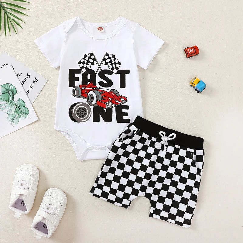 F1 Themed Baby Outfit