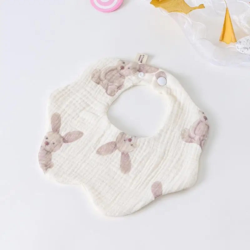 Assorted Cotton Baby Bear Bibs