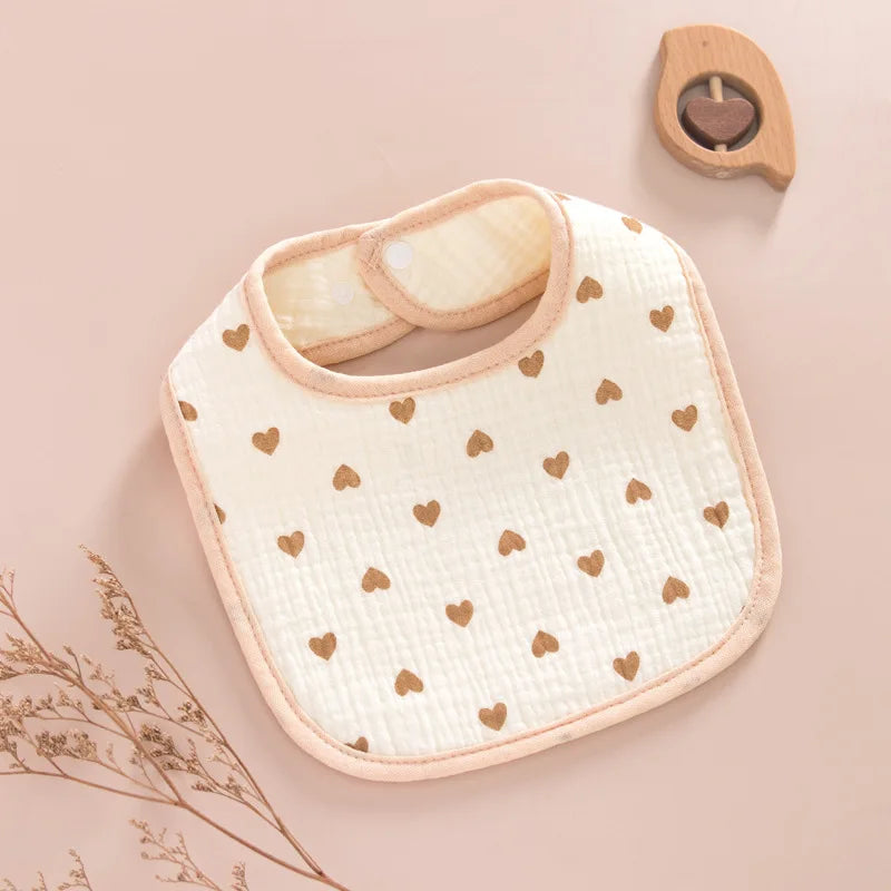 MOONBIFFY Cotton Baby Bibs