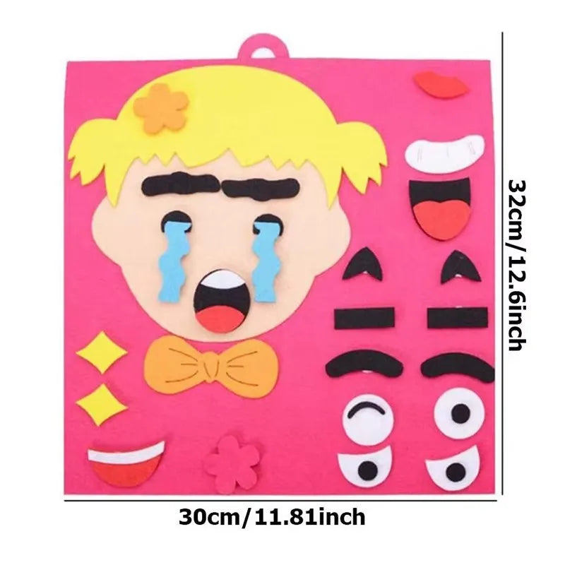 Montessori Children's Puzzle Felt Toy