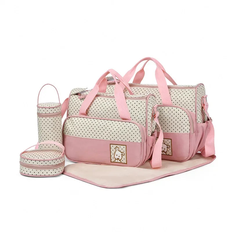 5-in-1 Baby Diaper Bag Set