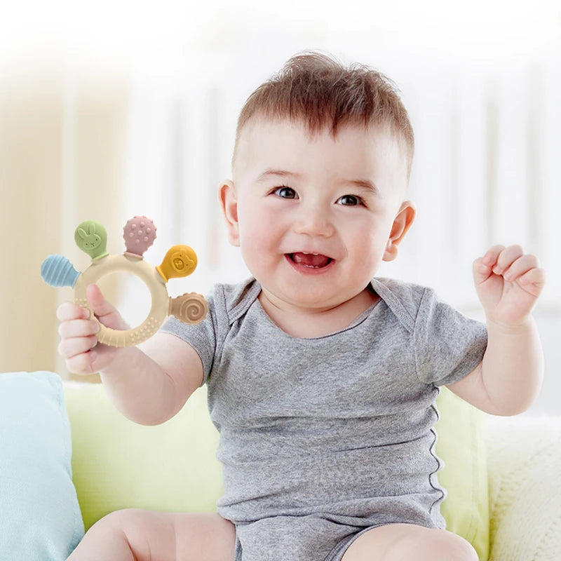 Modern Baby Silicone Teether