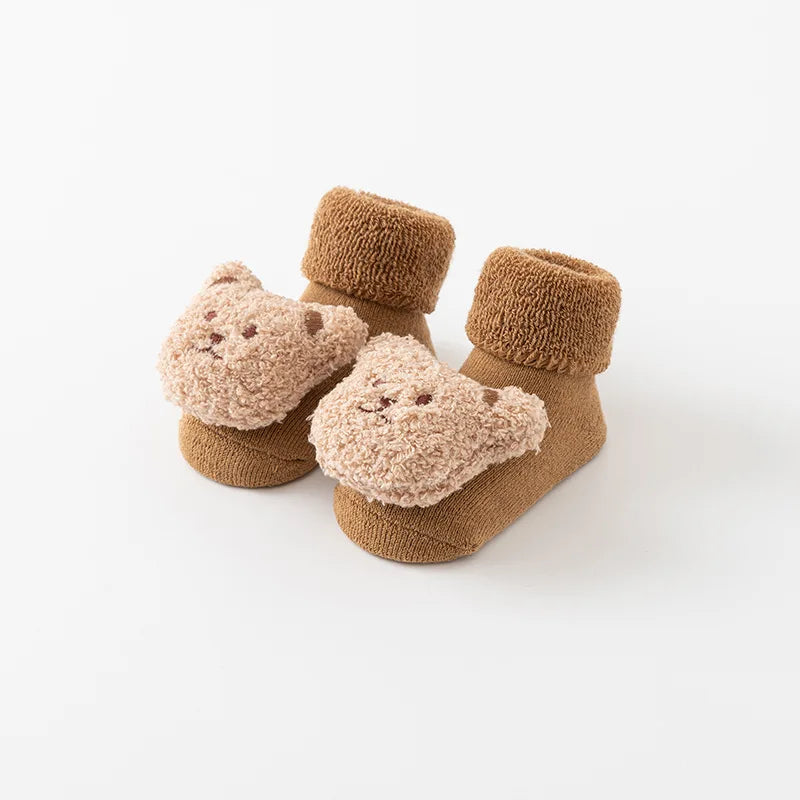 Baby Bear Sock Booties
