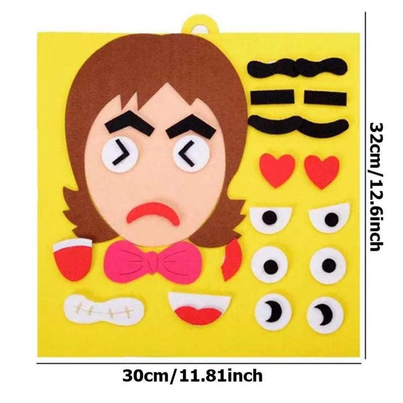 Montessori Children's Puzzle Felt Toy