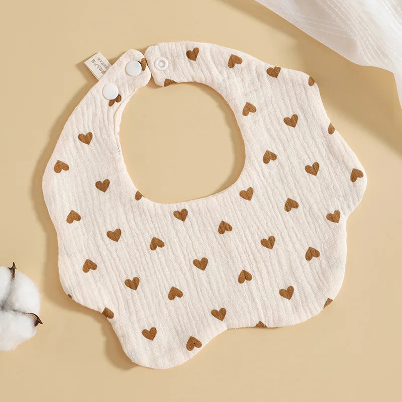 Assorted Cotton Baby Bear Bibs
