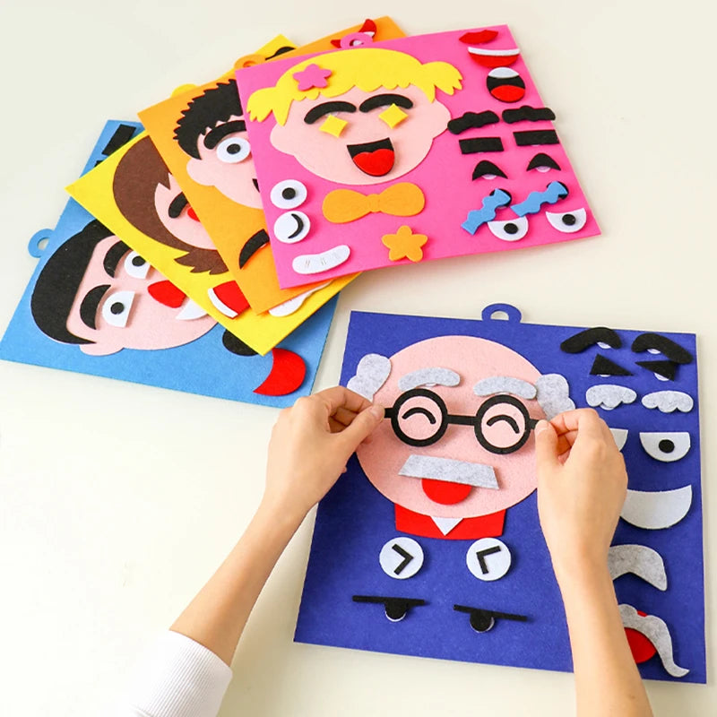 Montessori Children's Puzzle Felt Toy