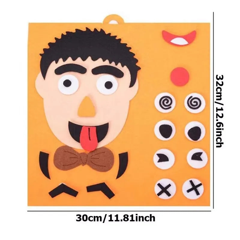 Montessori Children's Puzzle Felt Toy