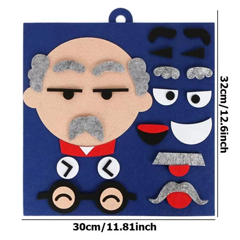 Montessori Children's Puzzle Felt Toy