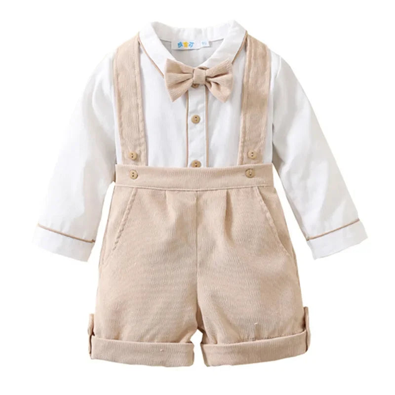 Baby Boys Autumn Casual Cotton Coat Set