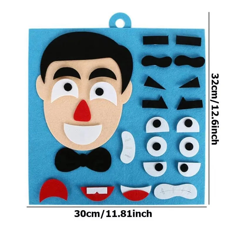 Montessori Children's Puzzle Felt Toy