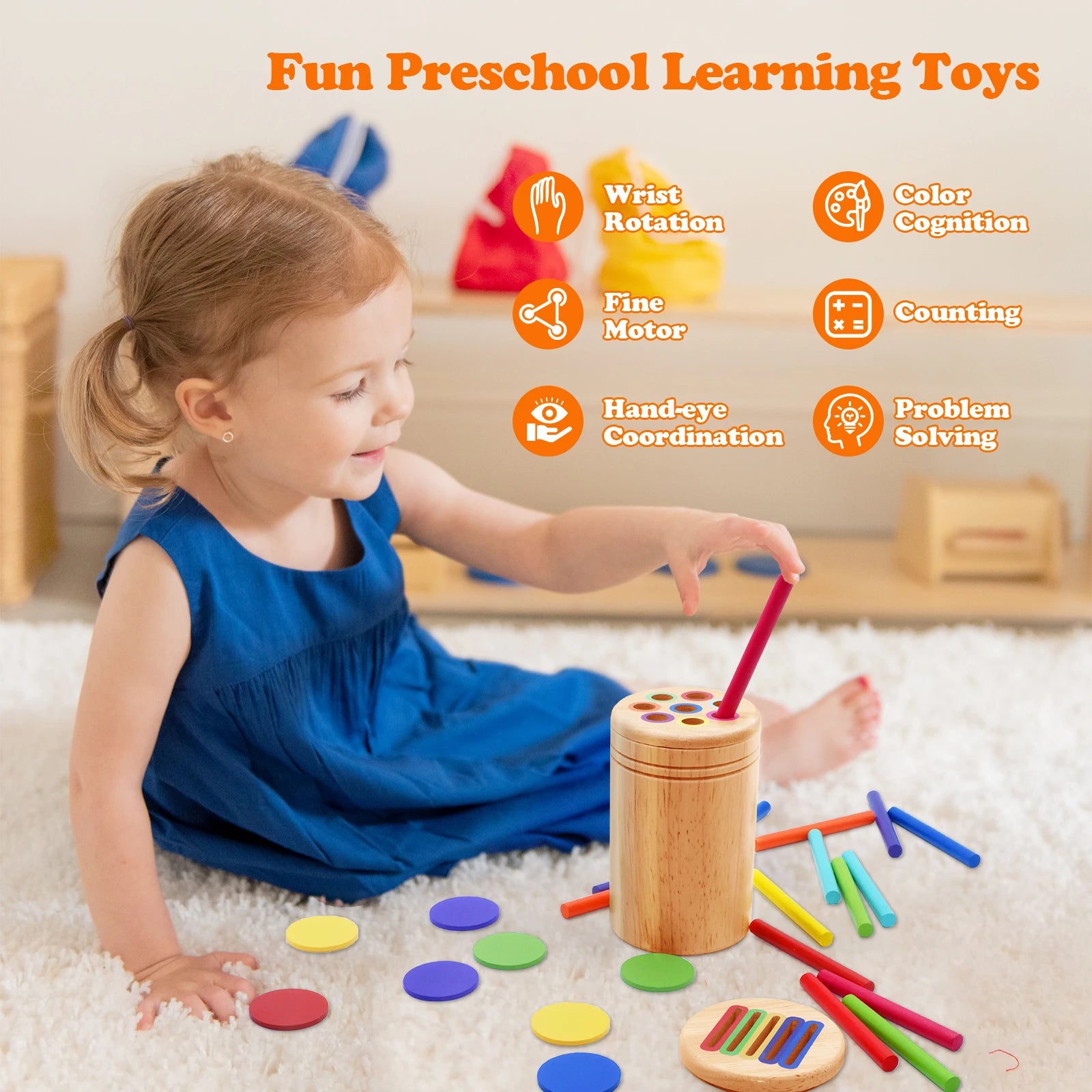 Montessori Wooden Sorting Toy