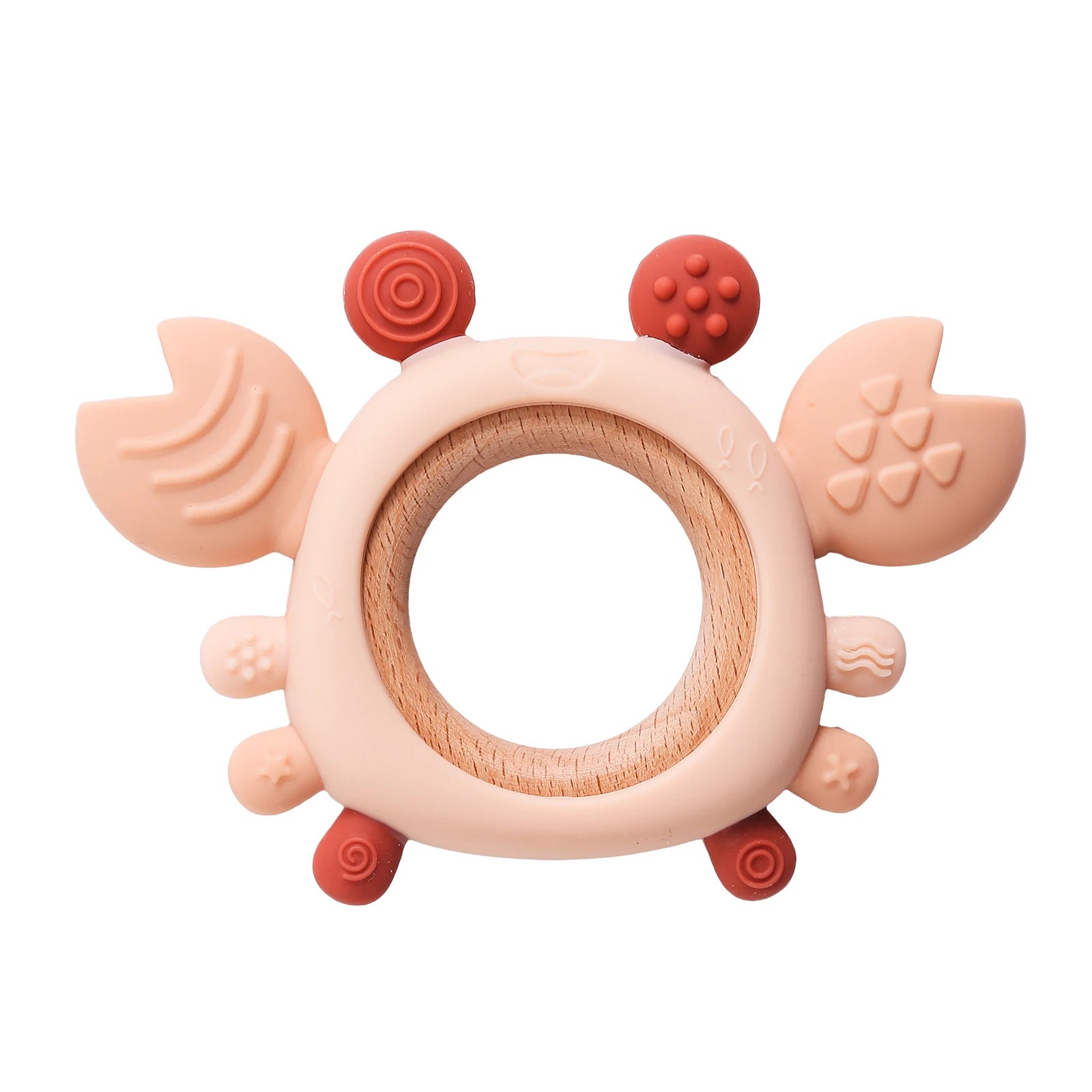 Silicone Baby Teether – Soothing Chew Toy for 0-36 Month Babies