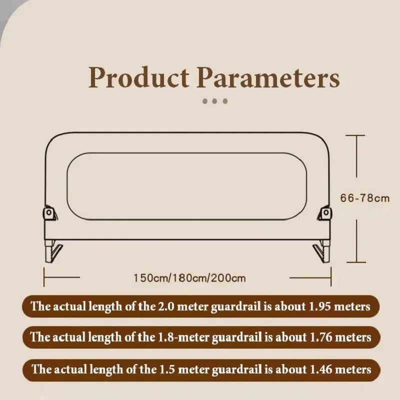 IMBABY Adjustable Baby Safety Bed Rail & Crib Guard