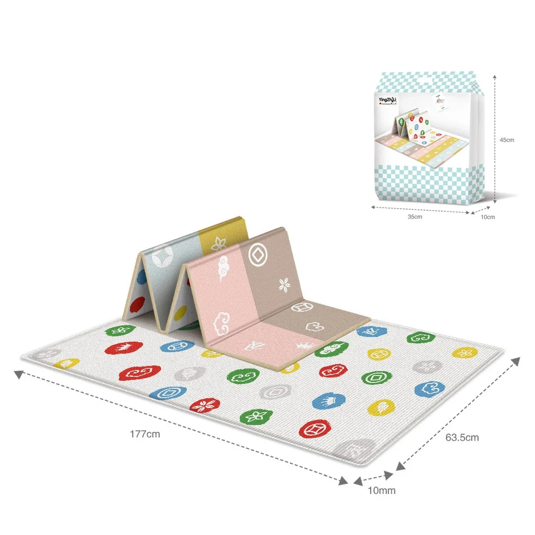 Foldable Portable Baby Play Mat – Double-Sided