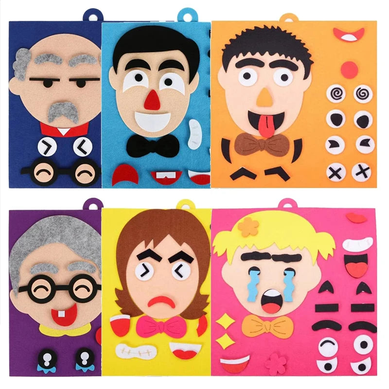 Montessori Children's Puzzle Felt Toy