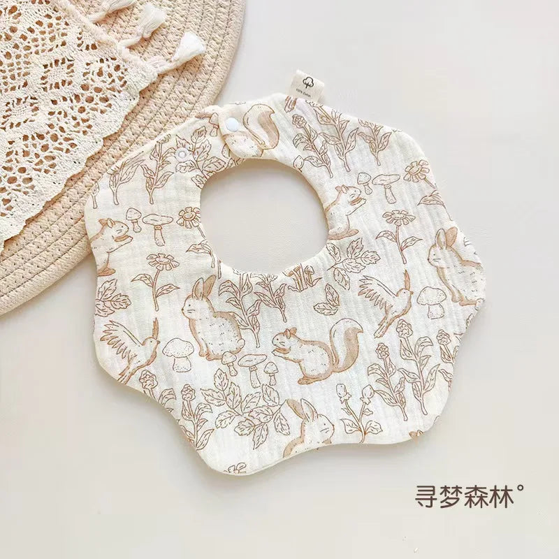 Minimalist Cotton Baby Bibs