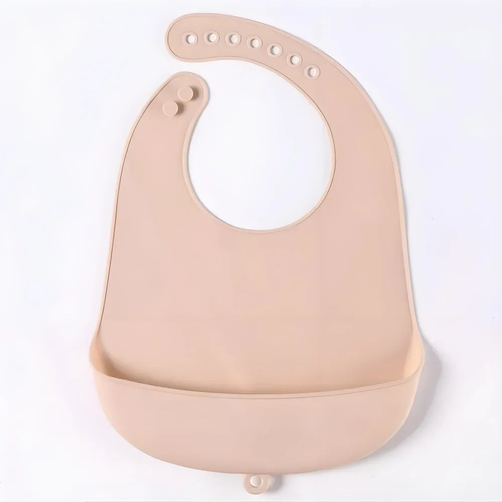 Adjustable Soft Silicone Bib