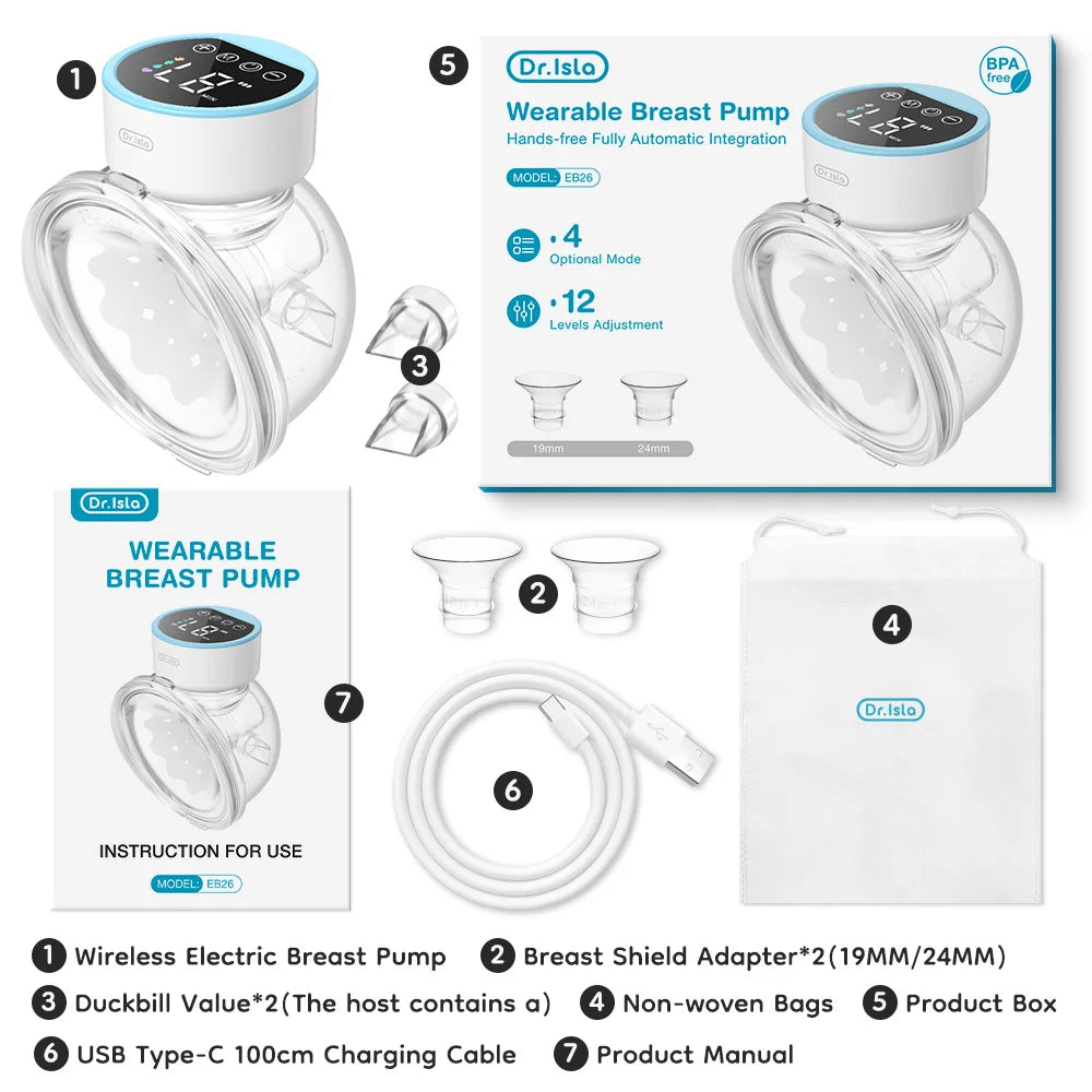 MAMIJOY Wireless Electric Breast Pump