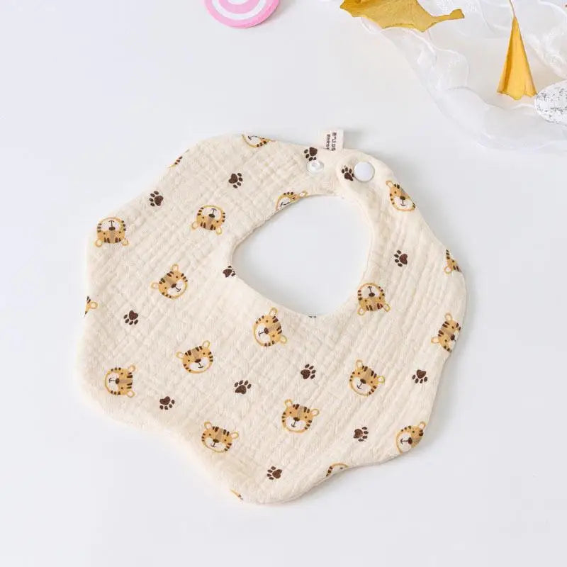 Assorted Cotton Baby Bear Bibs