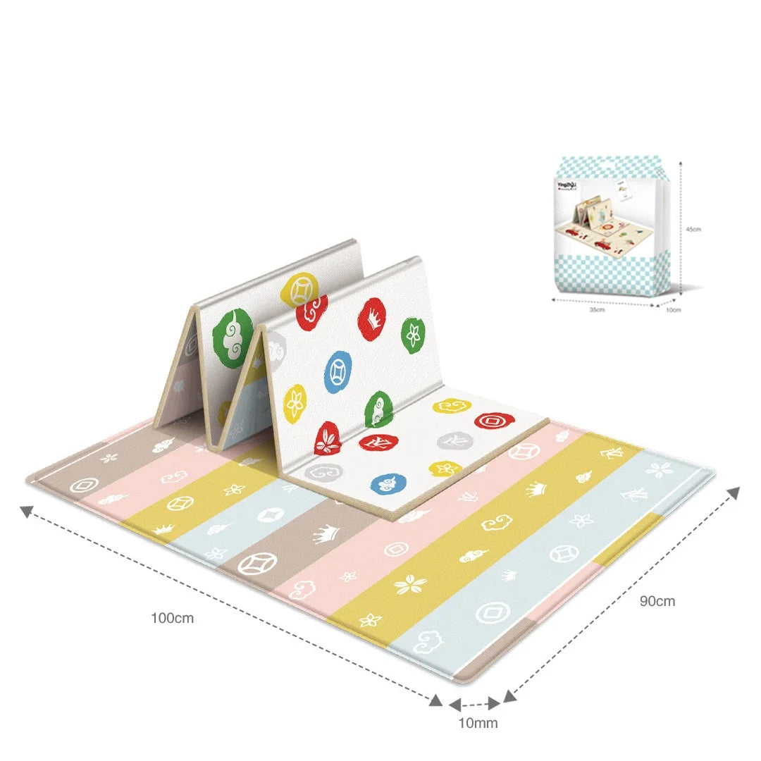 Foldable Portable Baby Play Mat – Double-Sided