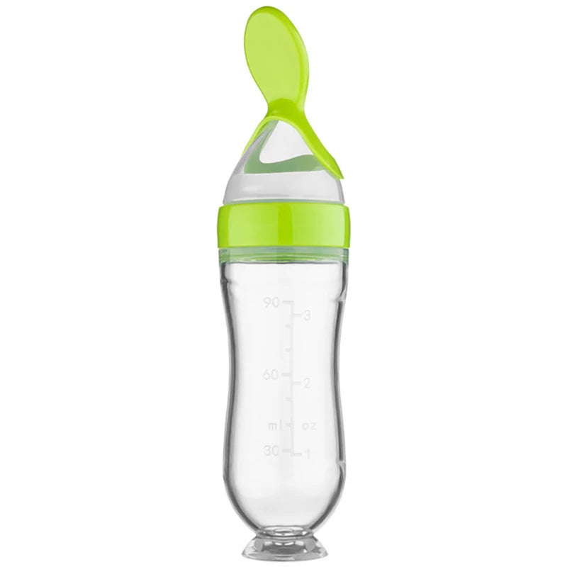 Baby Squeeze Bottle with Spoon