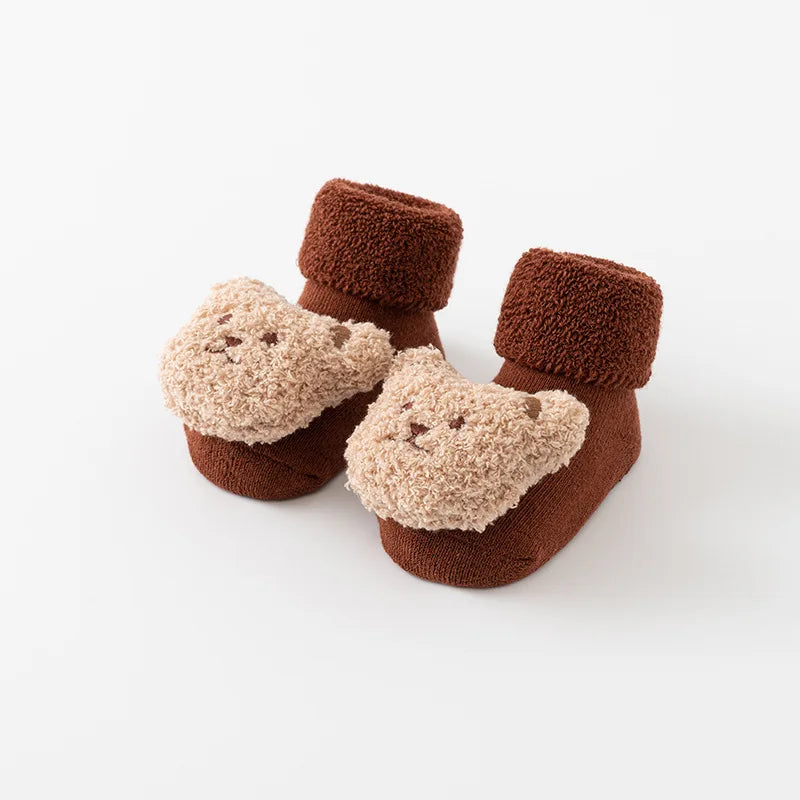 Baby Bear Sock Booties