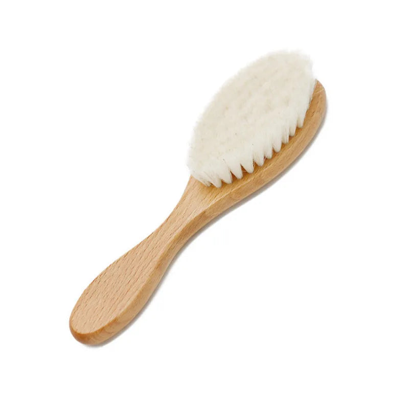 Wooden Baby Hairbrush Set