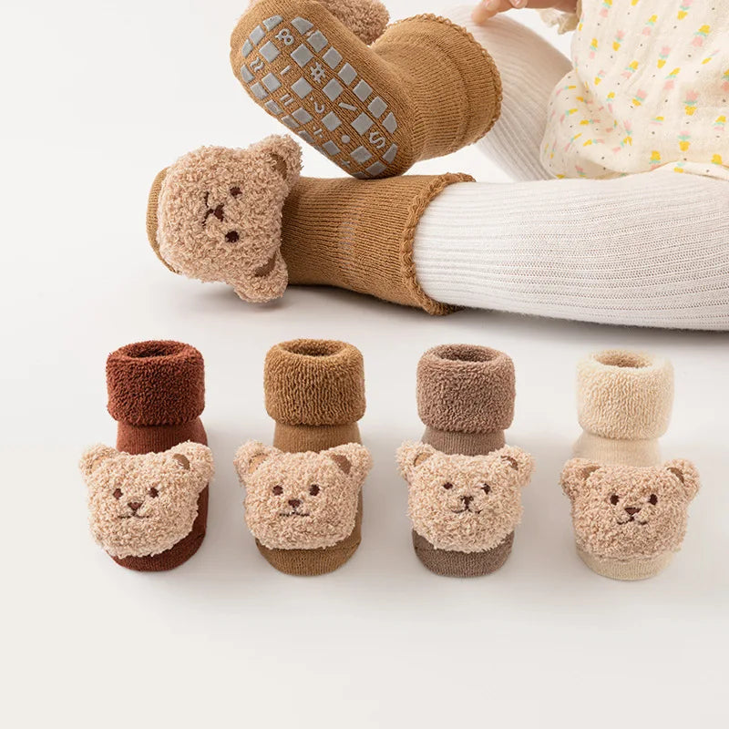 Baby Bear Sock Booties