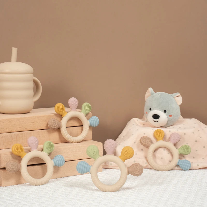 Modern Baby Silicone Teether