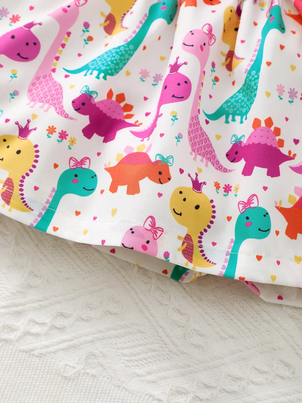 Mioglrie Baby Girls Summer Sleeveless Cartoon Dress