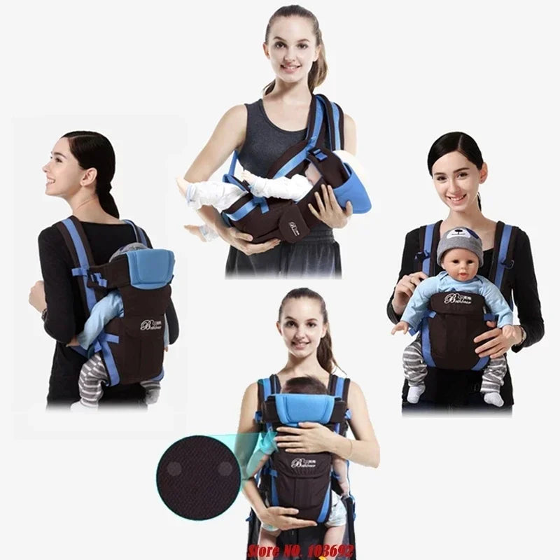 Dajinbear Patchwork Baby Carrier – Comfortable and Versatile Infant Carrier